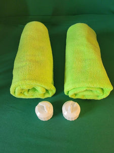 2 Towels & 2 Caps